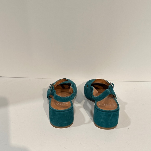 Franco Sarto Teal Slingback Shoes - Picture 4 of 5